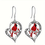 Cardinal Memorial Earrings