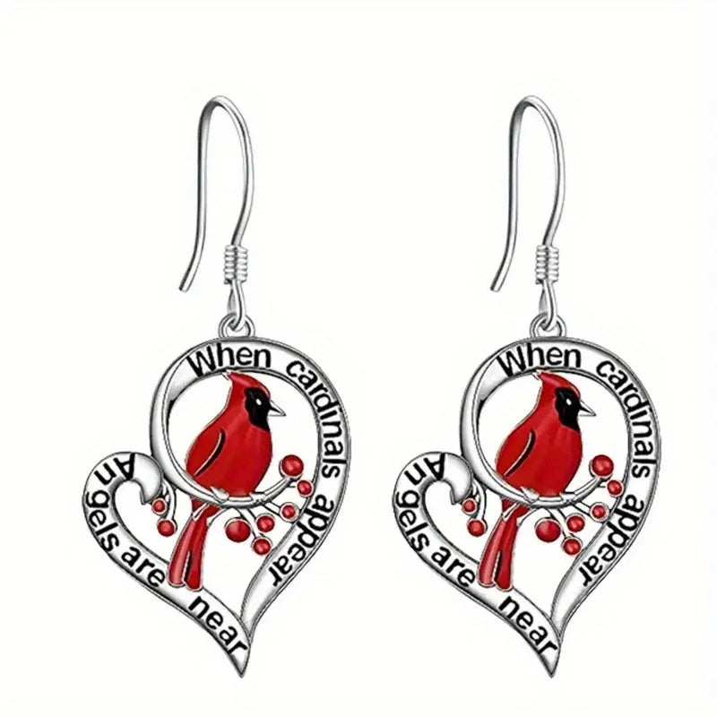 Cardinal Memorial Earrings