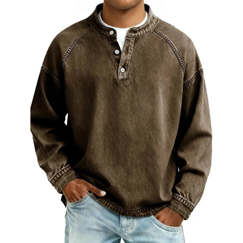 Stanley | Vintage Button Long Sleeve Shirt