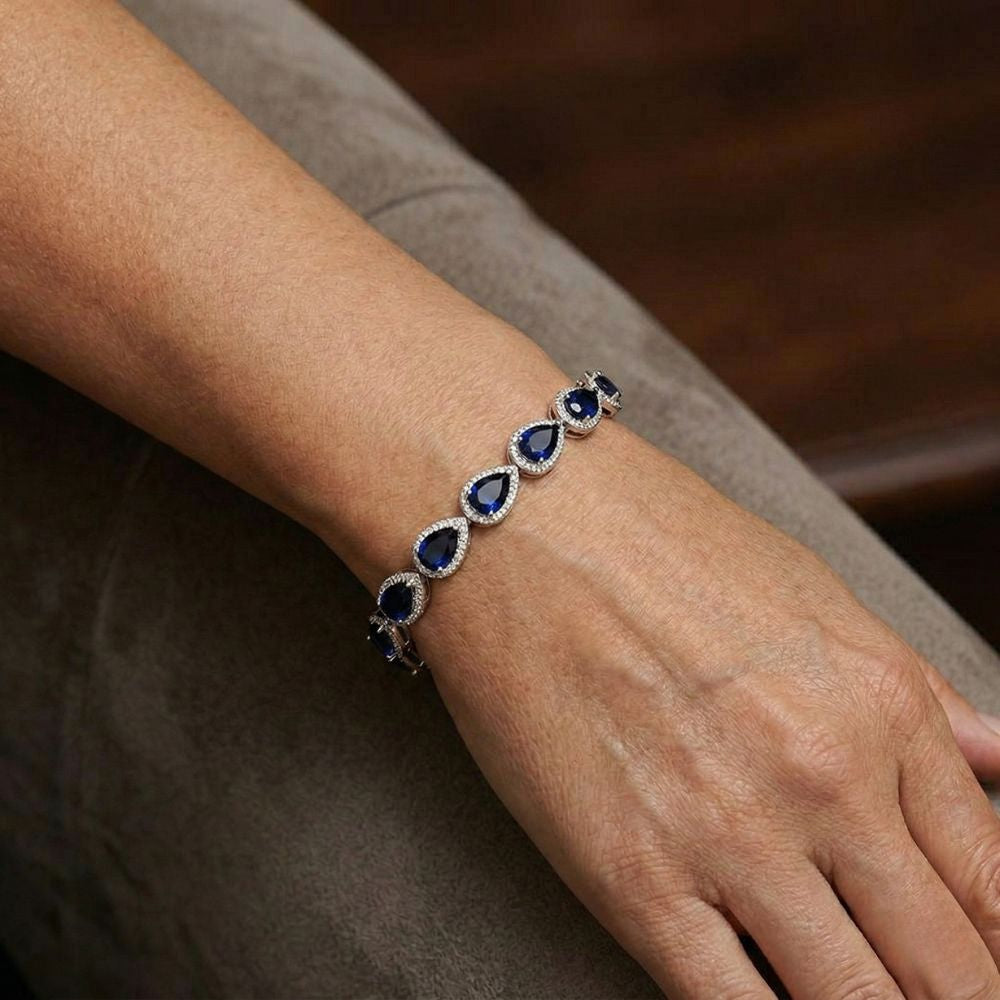 Seren | Sapphire Tennis Bracelet