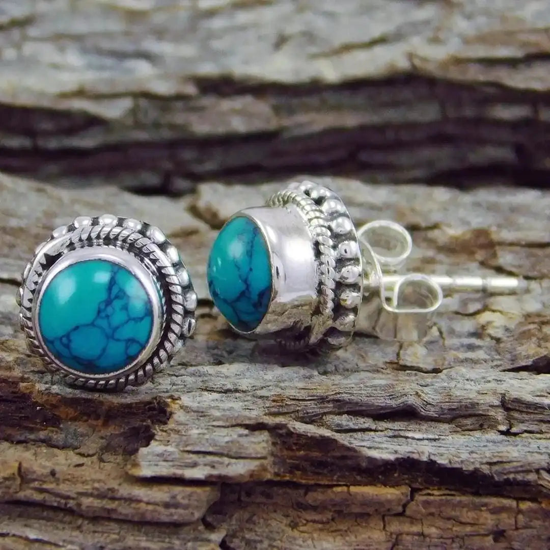 Noelle | Turquoise Stud Earrings