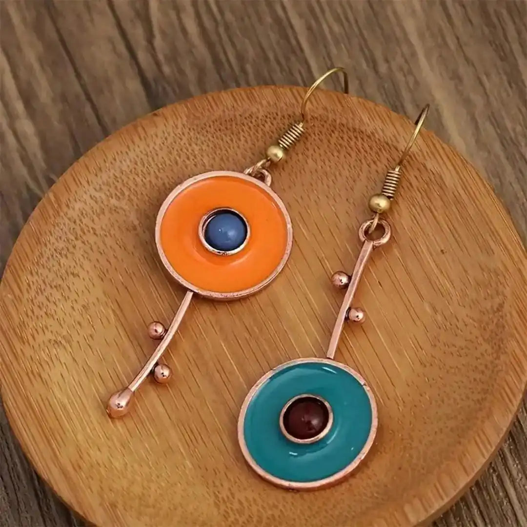 Niamh | Bronze Painted Stone Earrings