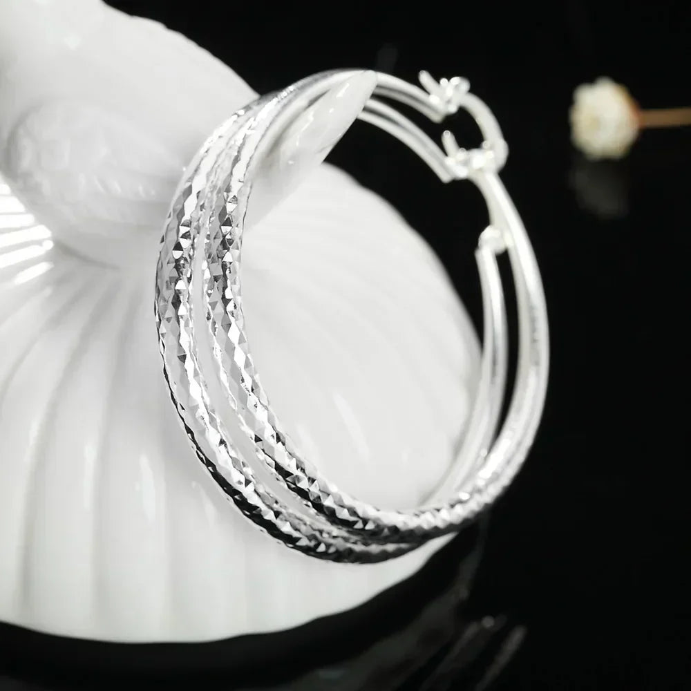 Sterling Silver Hoop Earrings