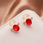 Reindeer Crystal | Stud Earrings