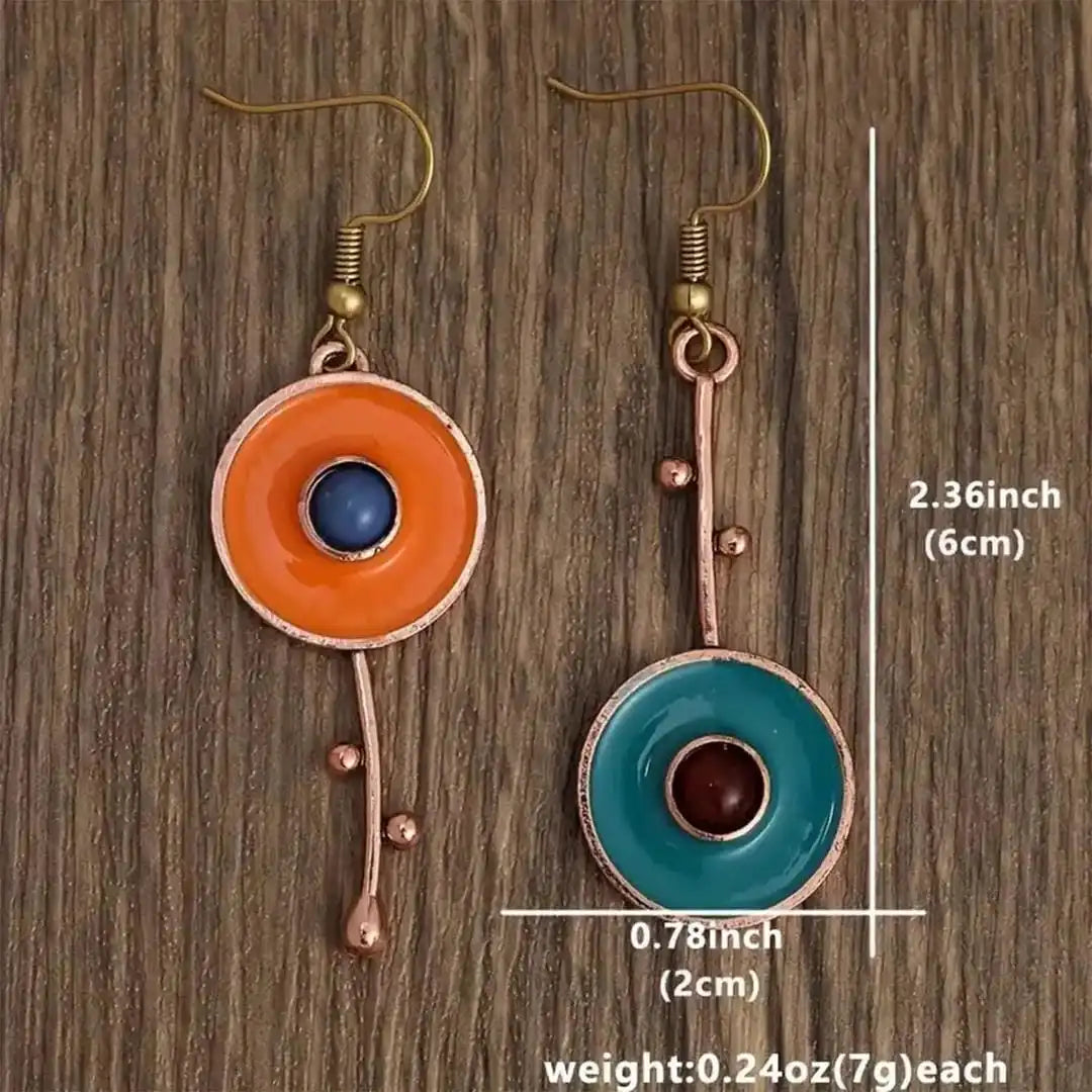 Niamh | Bronze Painted Stone Earrings