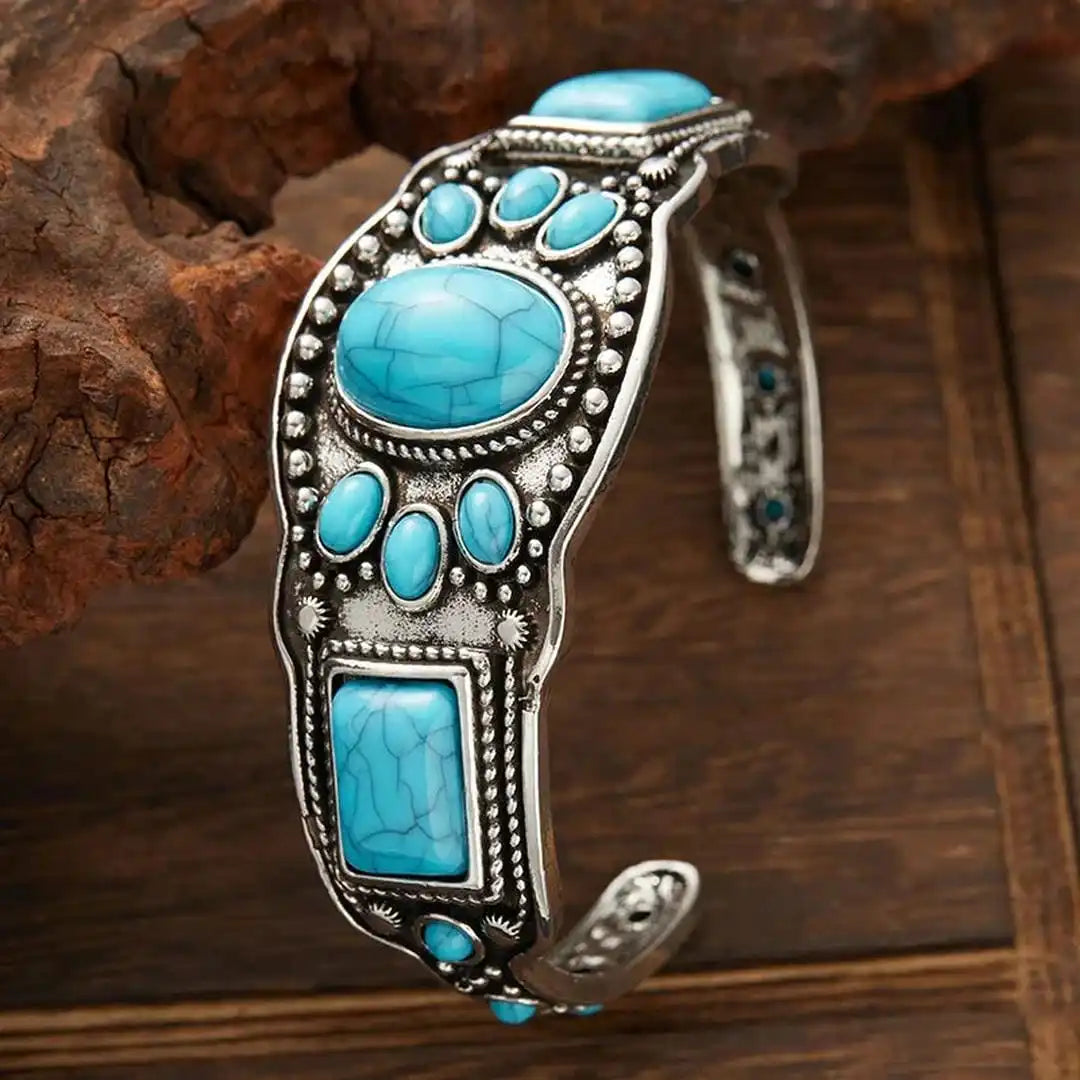 Morag | Turquoise Statement Cuff Bracelet