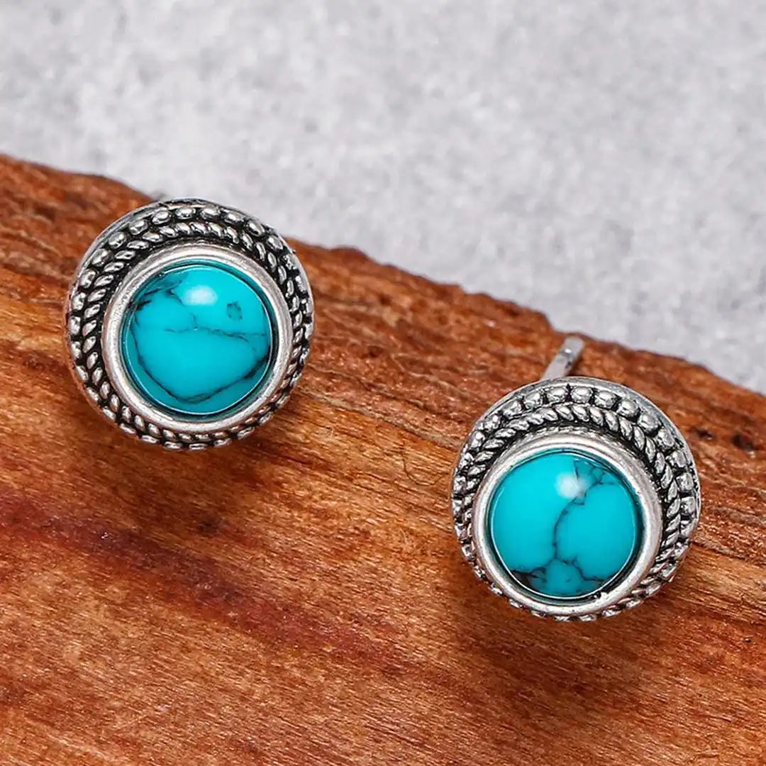 Noelle | Turquoise Stud Earrings