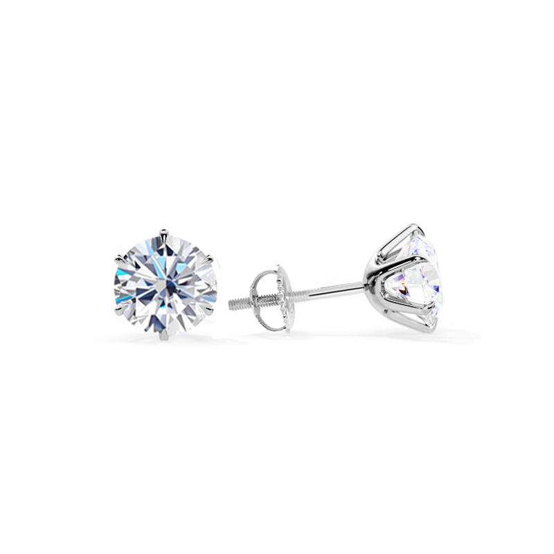 Elyse | White Gold Chic Earrings