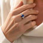 Caroline | Split Band Silver Ring