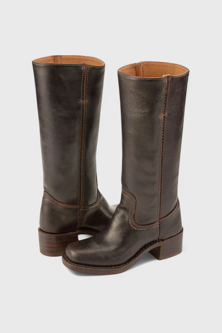 Fenella | Classic Knee-High Heeled Boots