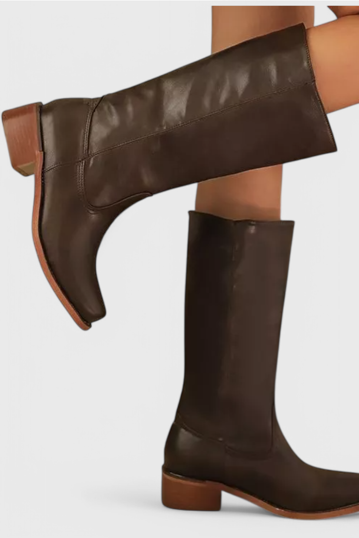 Fenella | Classic Knee-High Heeled Boots