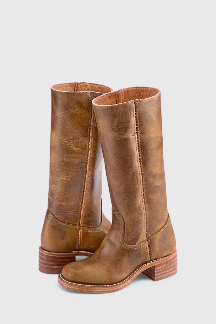 Fenella | Classic Knee-High Heeled Boots