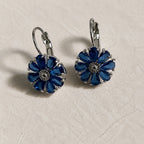 Harriet | Sunflower Silver Earrings