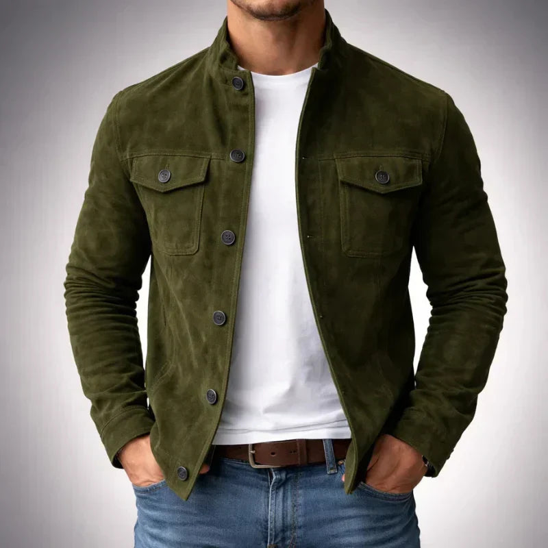 Freddie | Classic Pocket Suede Jacket