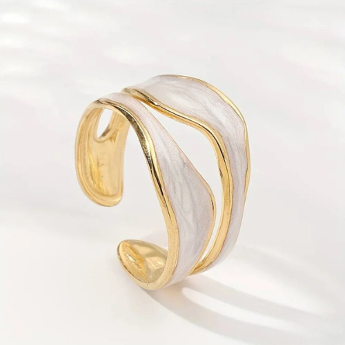 Quinta | Open Wave Gold Ring
