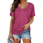 Thea | Classic V-Neck Loose Fit Shirt