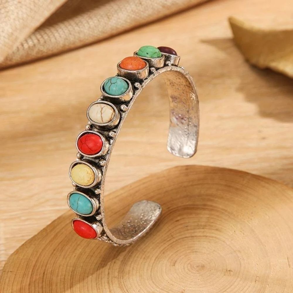 Marlowe | Vintage Colourful Stone Bracelet