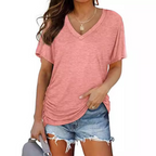 Thea | Classic V-Neck Loose Fit Shirt