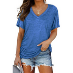 Thea | Classic V-Neck Loose Fit Shirt