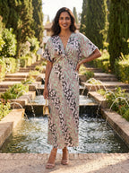 Carson | Elegant Fabric Dress