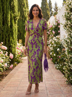 Sierra | Elegant Silk Fabric Dress