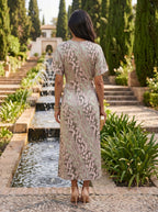 Carson | Elegant Fabric Dress