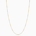 Honoria | Gold Box Chain Necklace