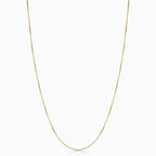 Bodega Box Necklace | White Gold