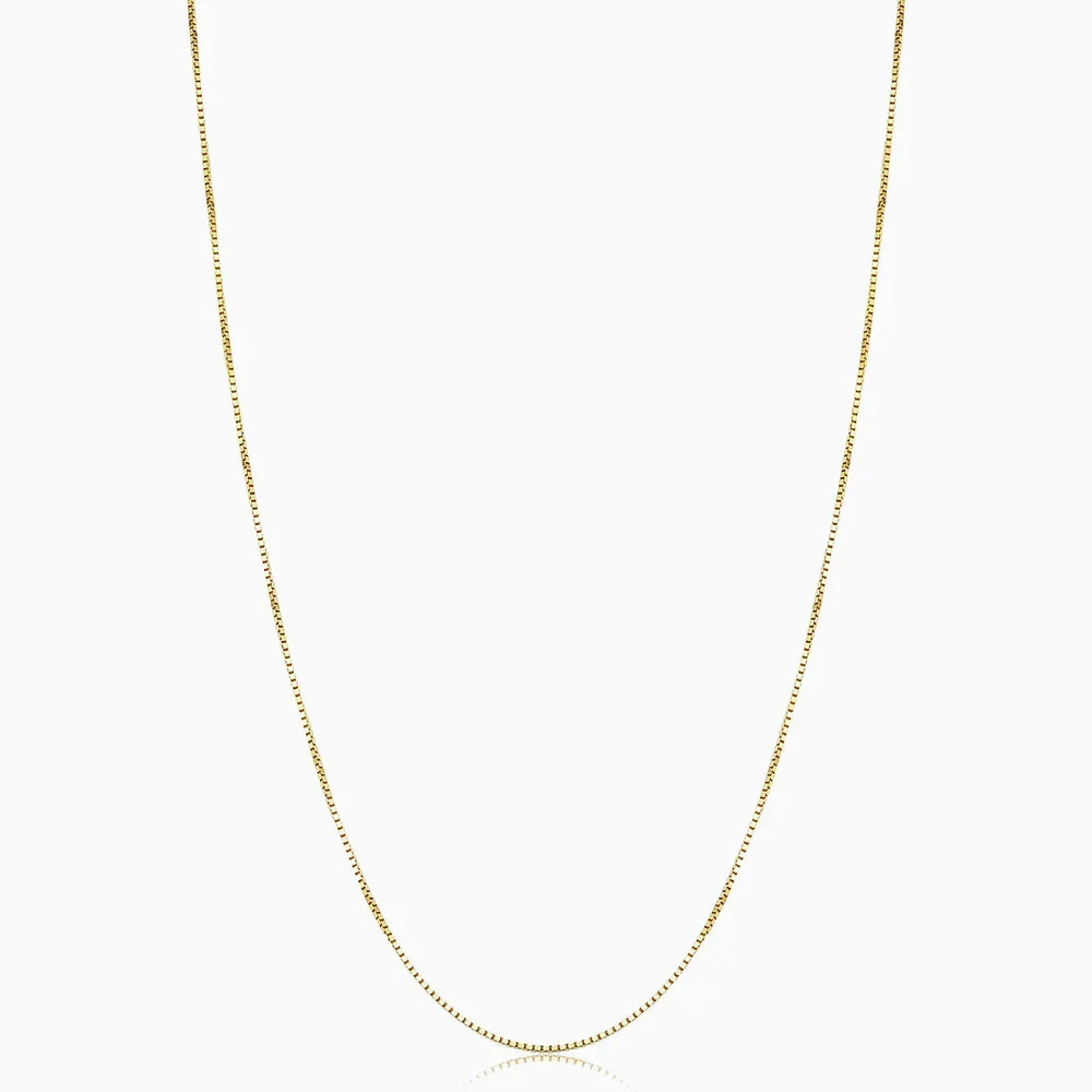 Tiphaine | Gold Box Chain Necklace