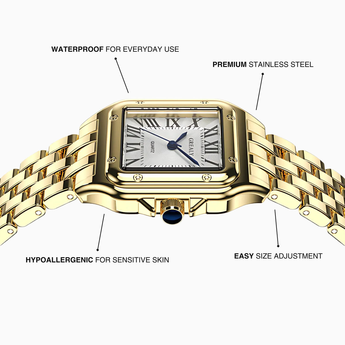 Lumina | Floral Steel Watch