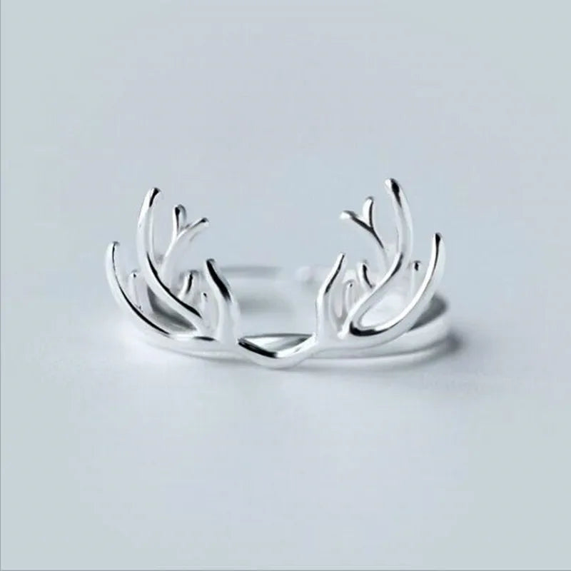 Antler Ring in Sterling Silver