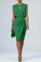 Muriel | Elegant Midi Draped Dress