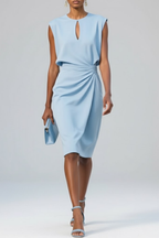 Muriel | Elegant Midi Draped Dress