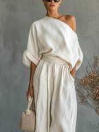 Joanne | Elegant Off-Shoulder 2-Piece Set