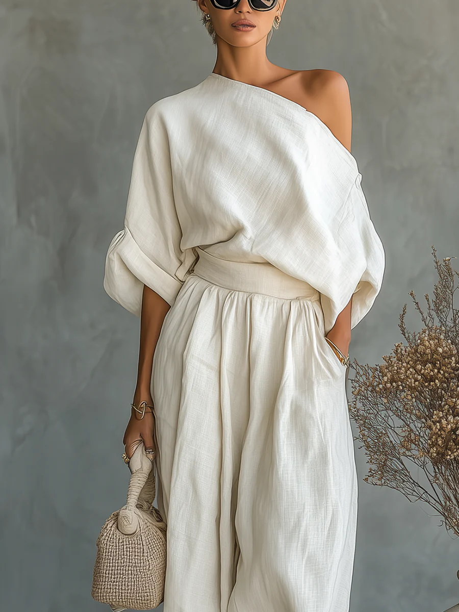 Joanne | Elegant Off-Shoulder 2-Piece Set