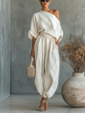 Joanne | Elegant Off-Shoulder 2-Piece Set