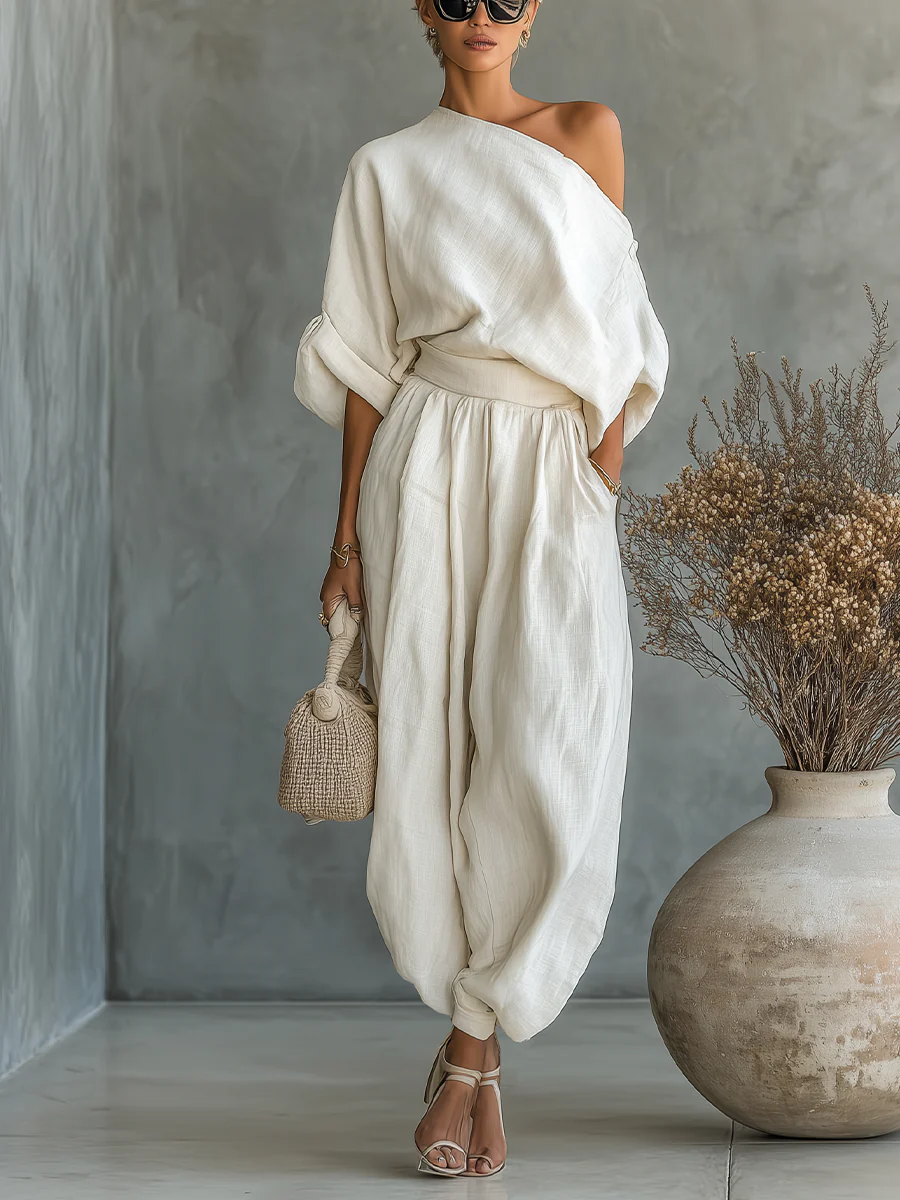 Joanne | Elegant Off-Shoulder 2-Piece Set