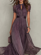 Skylar | Long Dress in Luxurious Fabric Unmatched Elegance