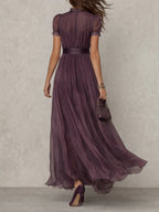 Skylar | Long Dress in Luxurious Fabric Unmatched Elegance