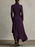 Hattie | Elegant High Neck Maxi Dress