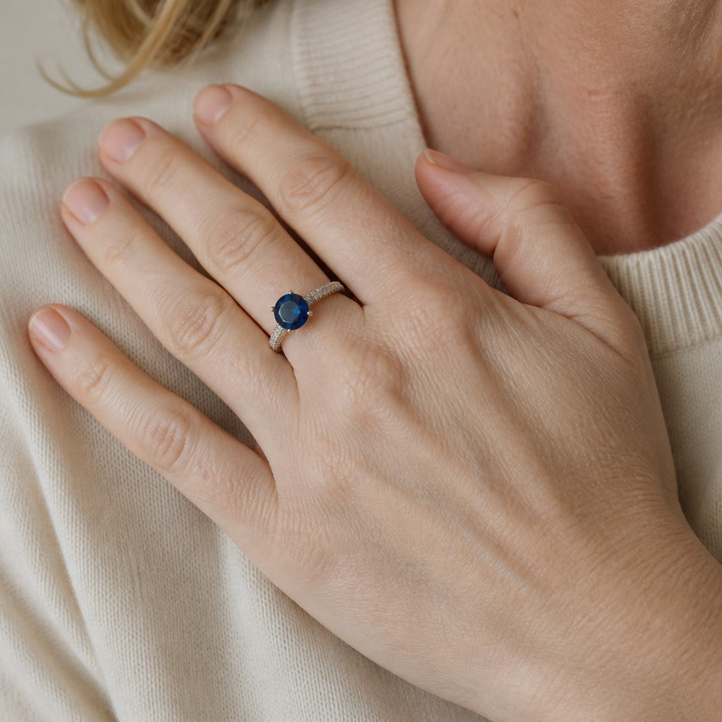Ella | Eternity Band Silver Ring