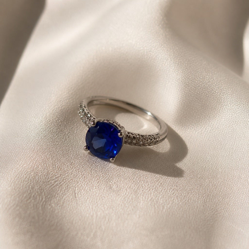 Ella | Eternity Band Silver Ring