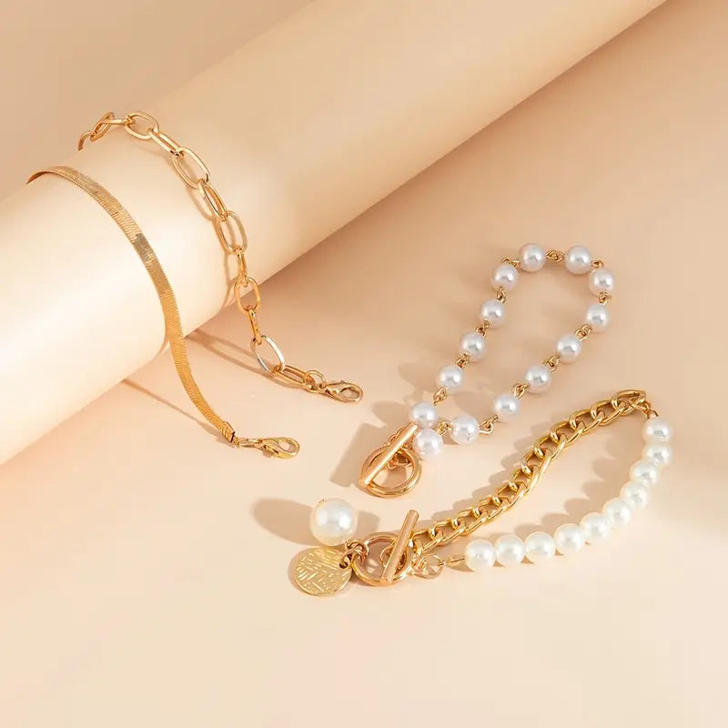 Prune | Four-Piece Gold Bracelet Set