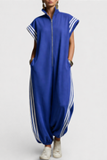 Gillian | Stylish Sleeveless Zip Neck Jumpsuit