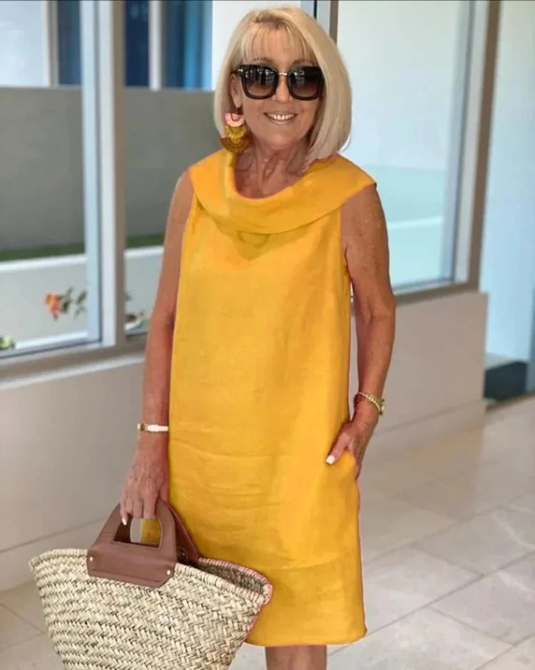 Juliette | Casual Sleeveless Round Neck Dress