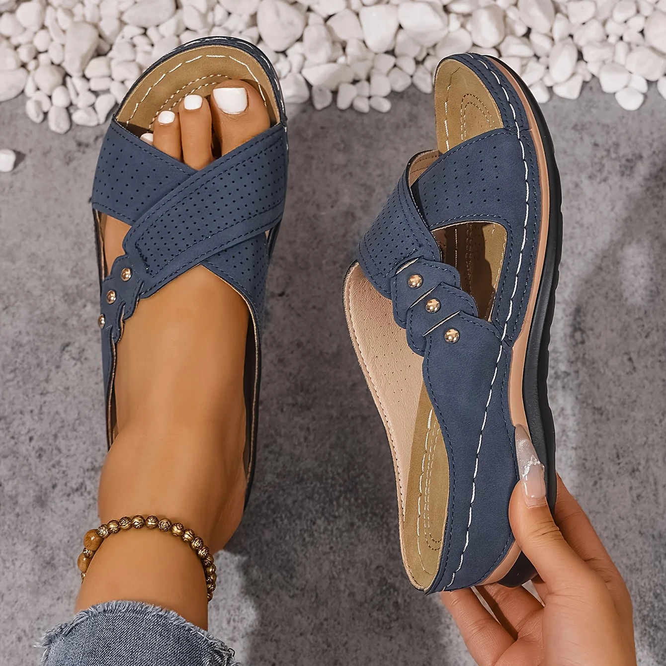 Ezera | Stylish Orthopedic Wedge Sandals