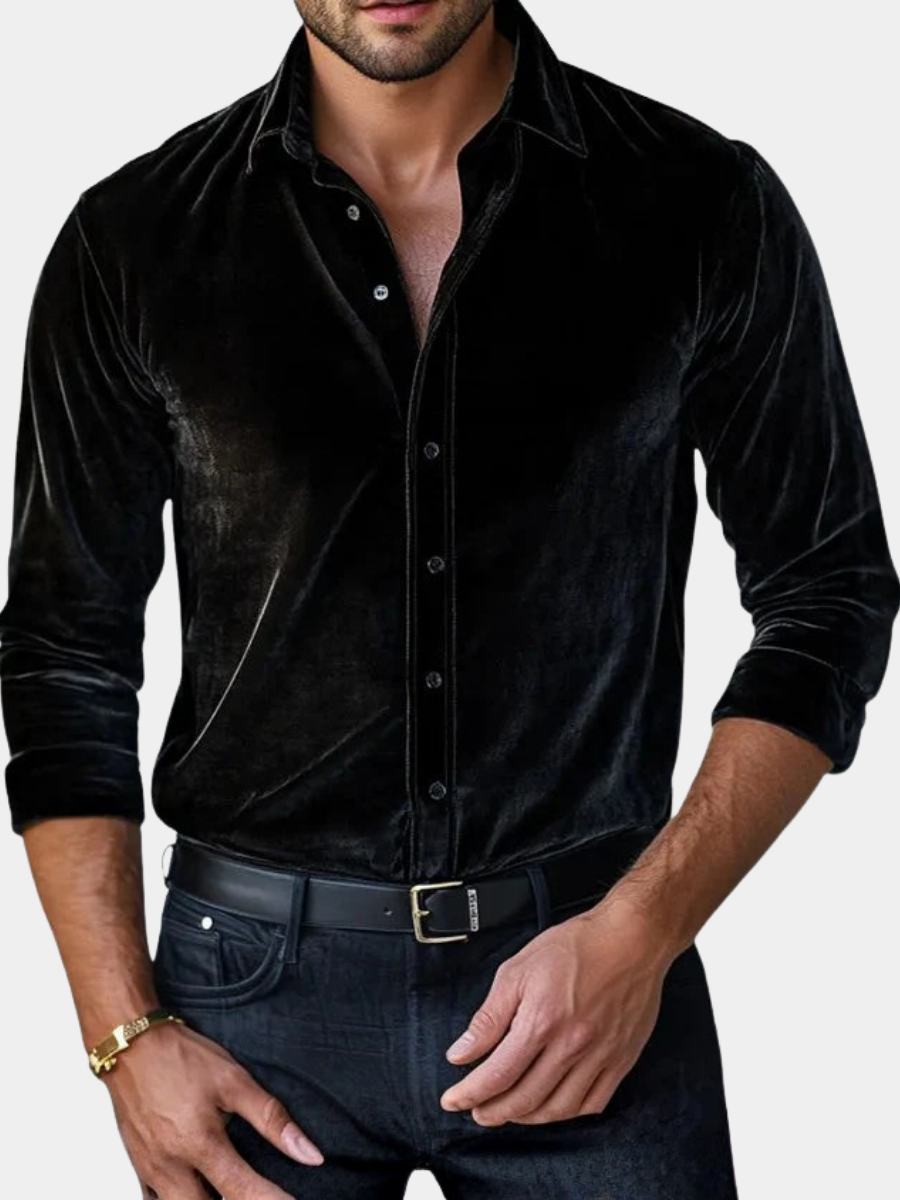 Finlay | Classic Velvet Button Shirt