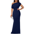 Felicity | Elegant Off-Shoulder Evening Dress