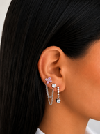 Naxos Pink Earrings Set