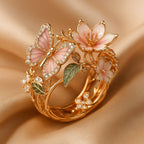Nature Helliger Butterfly Zirconia Ring